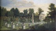 Peter Andreas Rysbrack View of thte Orange Tree Garden oil on canvas